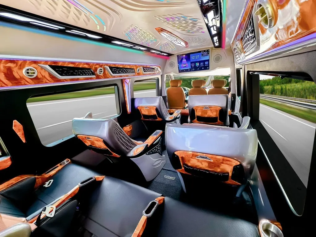 Nội thất xe Limousine hạng thương gia